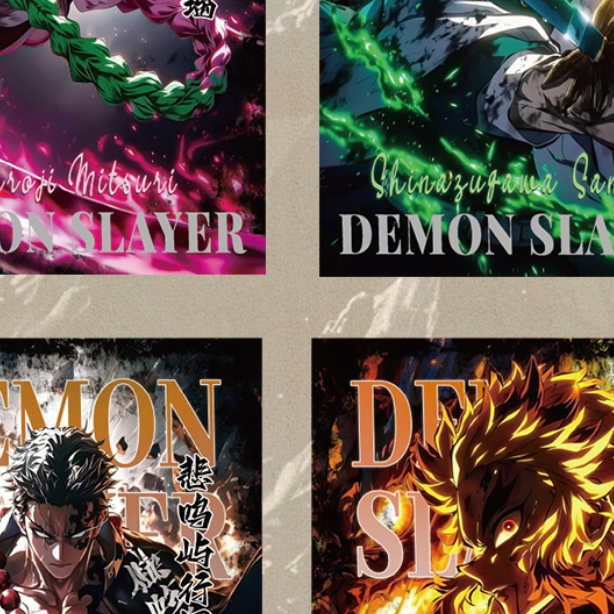 欧【强娶】莫奈文化鬼灭之刃-新谷社一弹二创色纸（默认代拆）