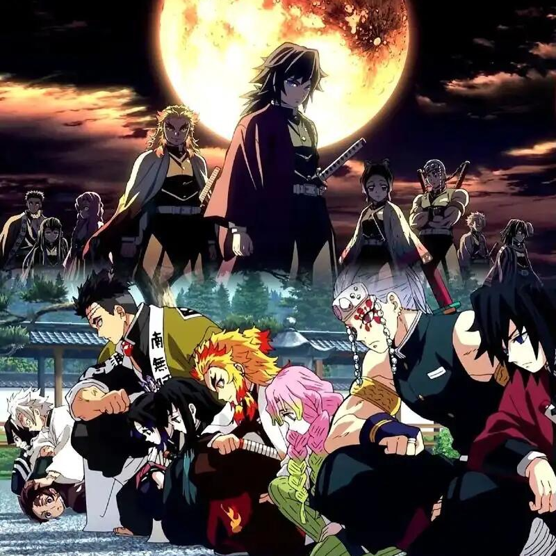 豆子-《鬼灭之刃》二创周边亚克力水晶砖摆件15*10*1.5 