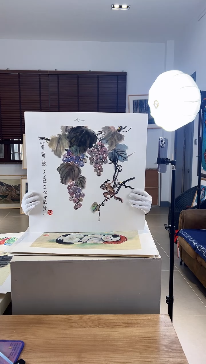 【闪购商品】版画耿玉琨亲签限量发行版画作品s版