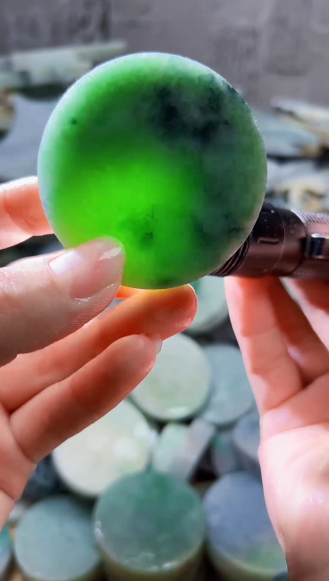 裸石翡翠天然翡翠A货余 南 704