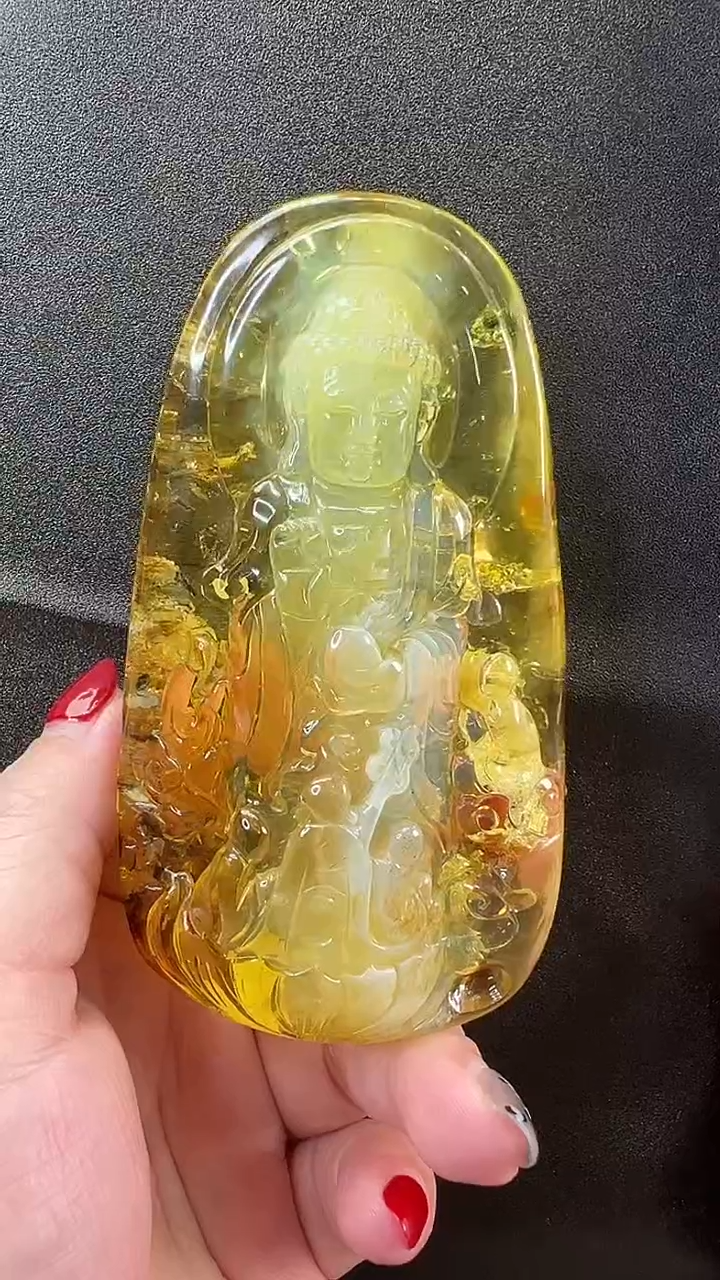 【闪购商品】琥珀颈饰未镶嵌吊坠