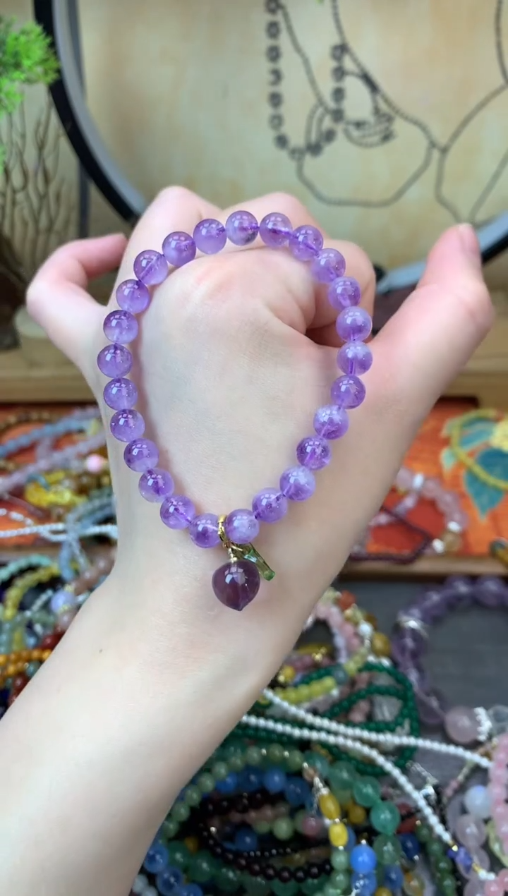 【闪购商品】紫晶手链未镶嵌186手串