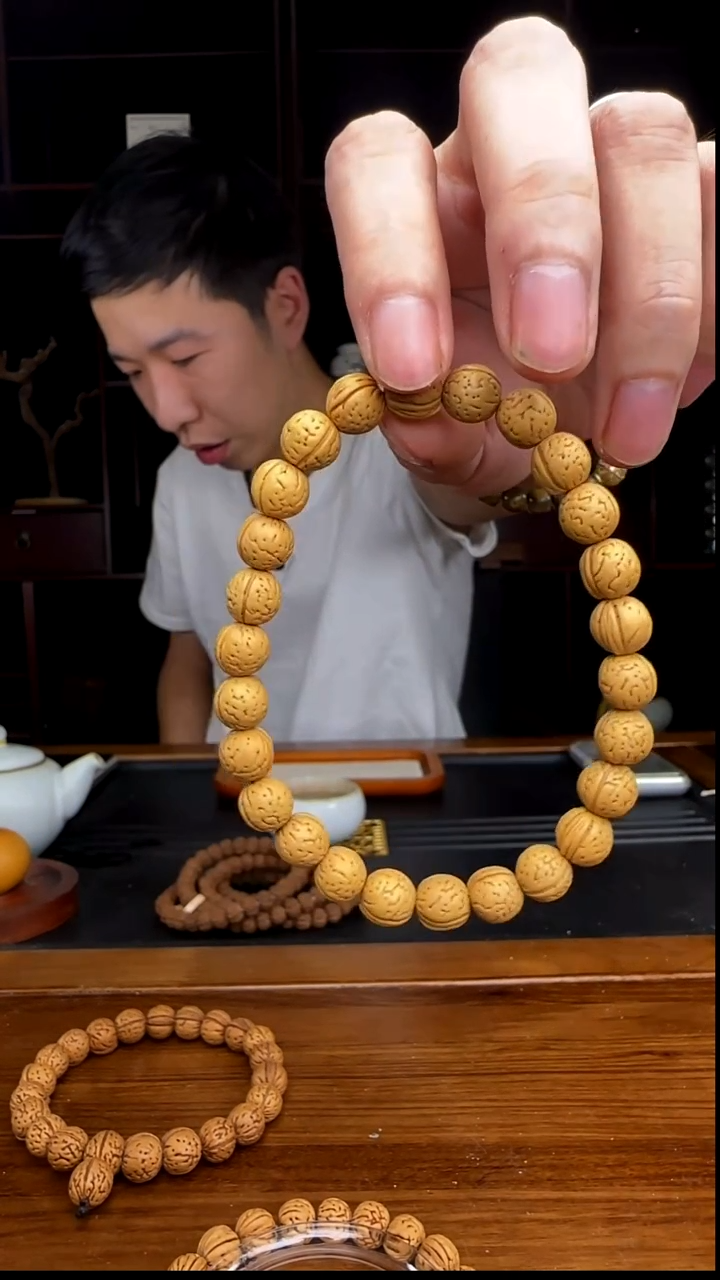 手串桃核正经盘锦黄桃