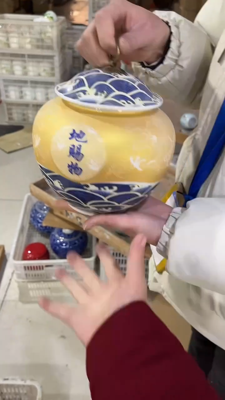 【闪购商品】摆件陶瓷茶叶罐储物罐！