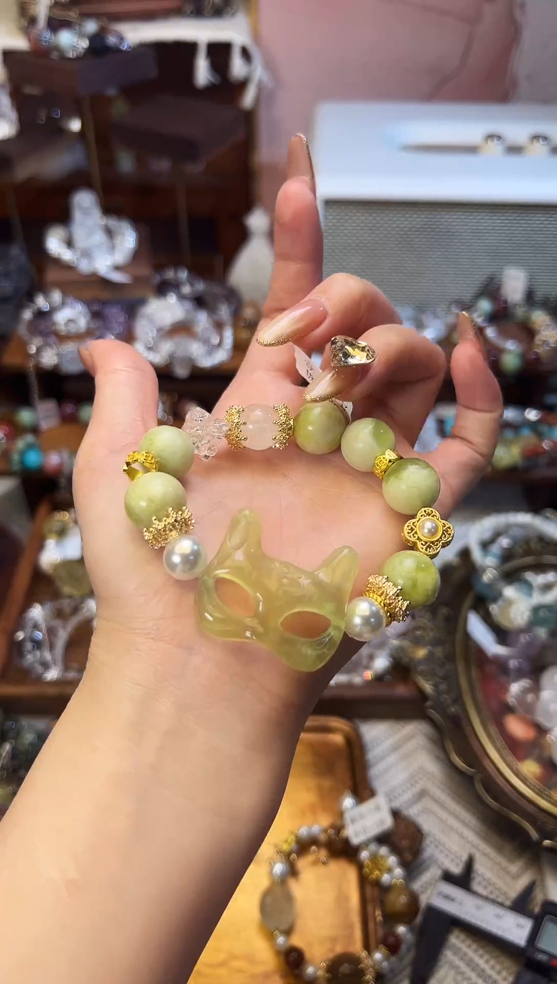 【闪购商品】水晶手串未镶嵌柚子原创水晶