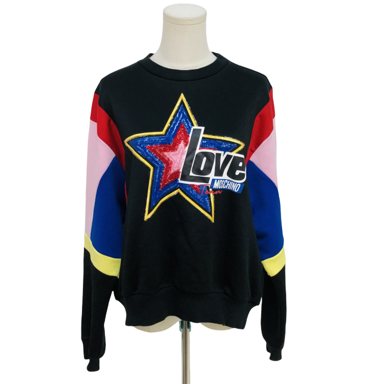 95新 Moschino/莫斯奇诺 妃鱼/爱莫斯奇诺/棉/卫衣/95新/沐九07