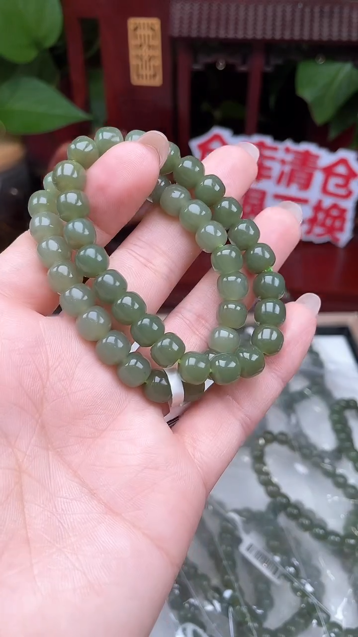 未镶嵌手串和田玉手串TC138多样性发其一