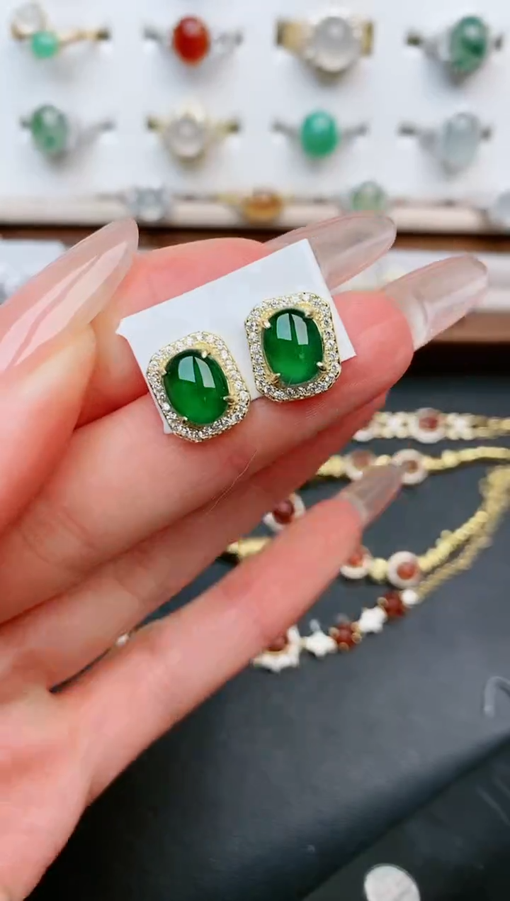 【闪购商品】翡翠戒指银S925镶嵌....