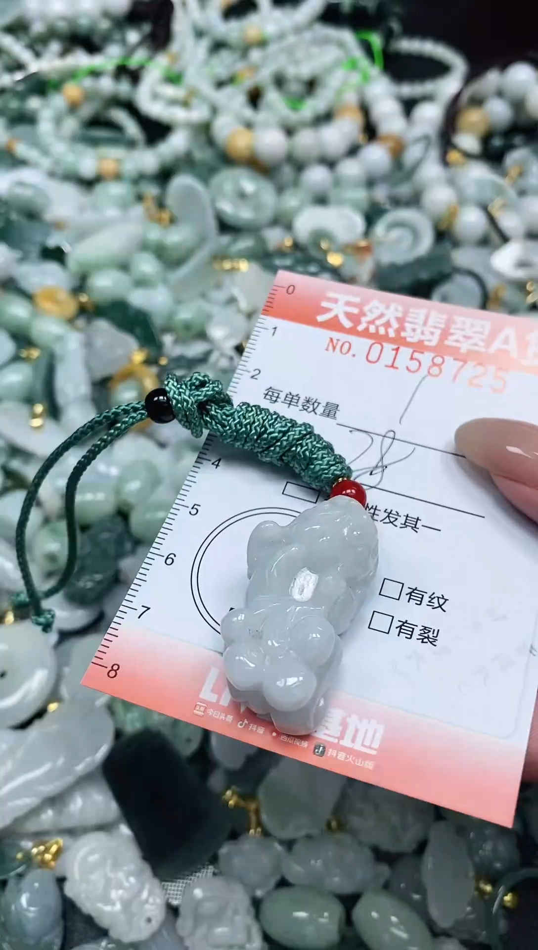 翡翠未镶嵌颈饰闪购0158725