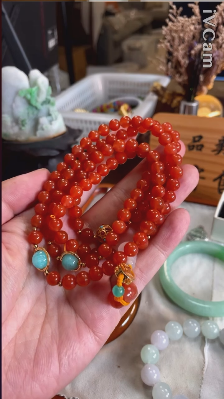 未镶嵌定制南红玛瑙3678号64克