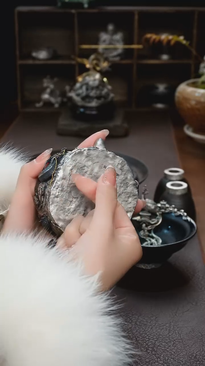 【闪购商品】境秋银壶主人杯高定