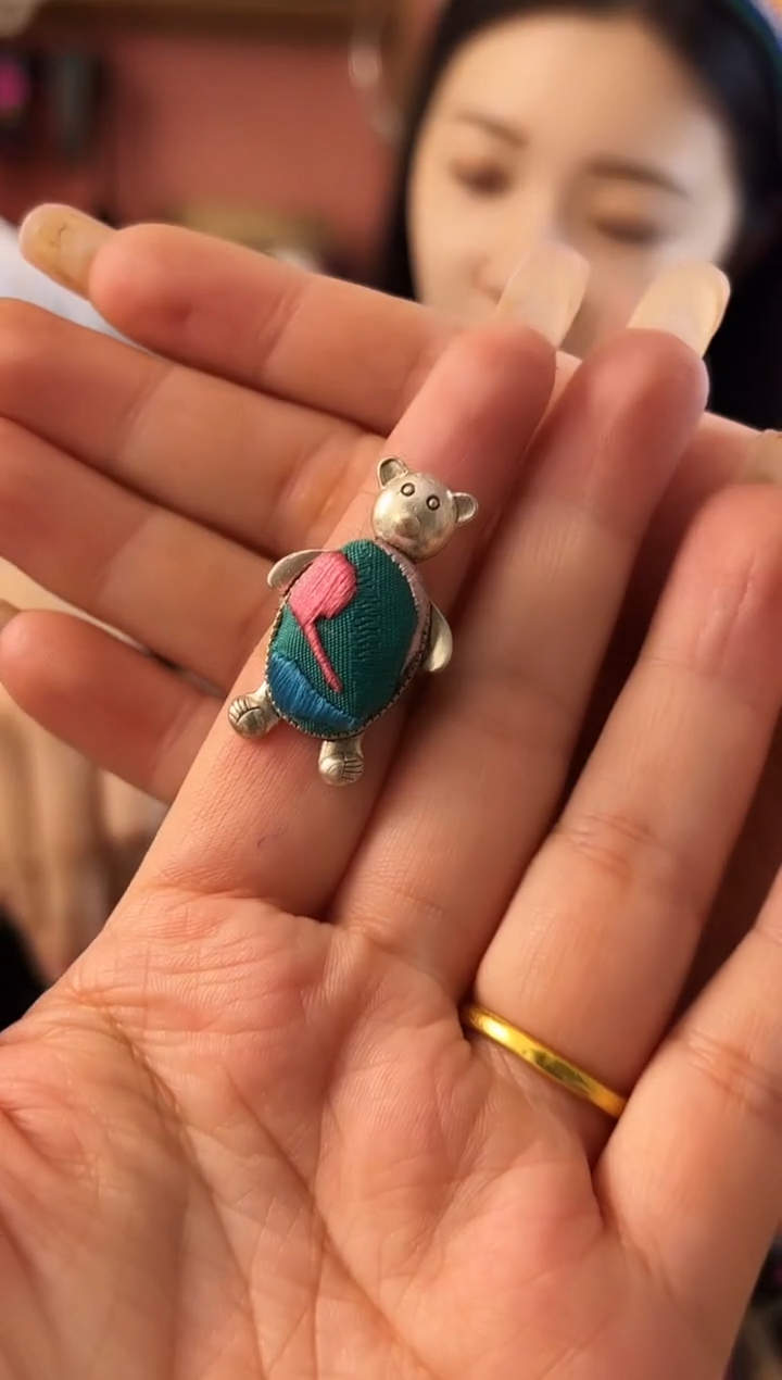 织绣艺枝独绣老绣饰品78