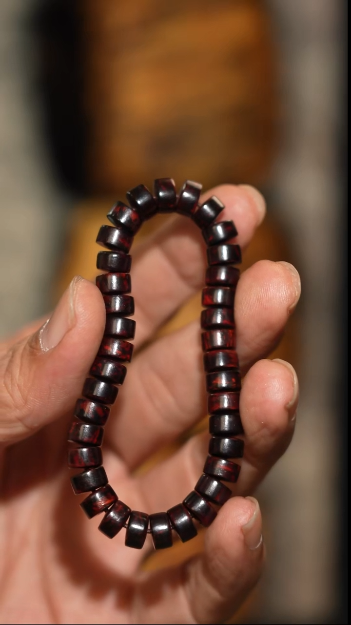 降真香无事牌清*?海南花梨公8mm药片单圈