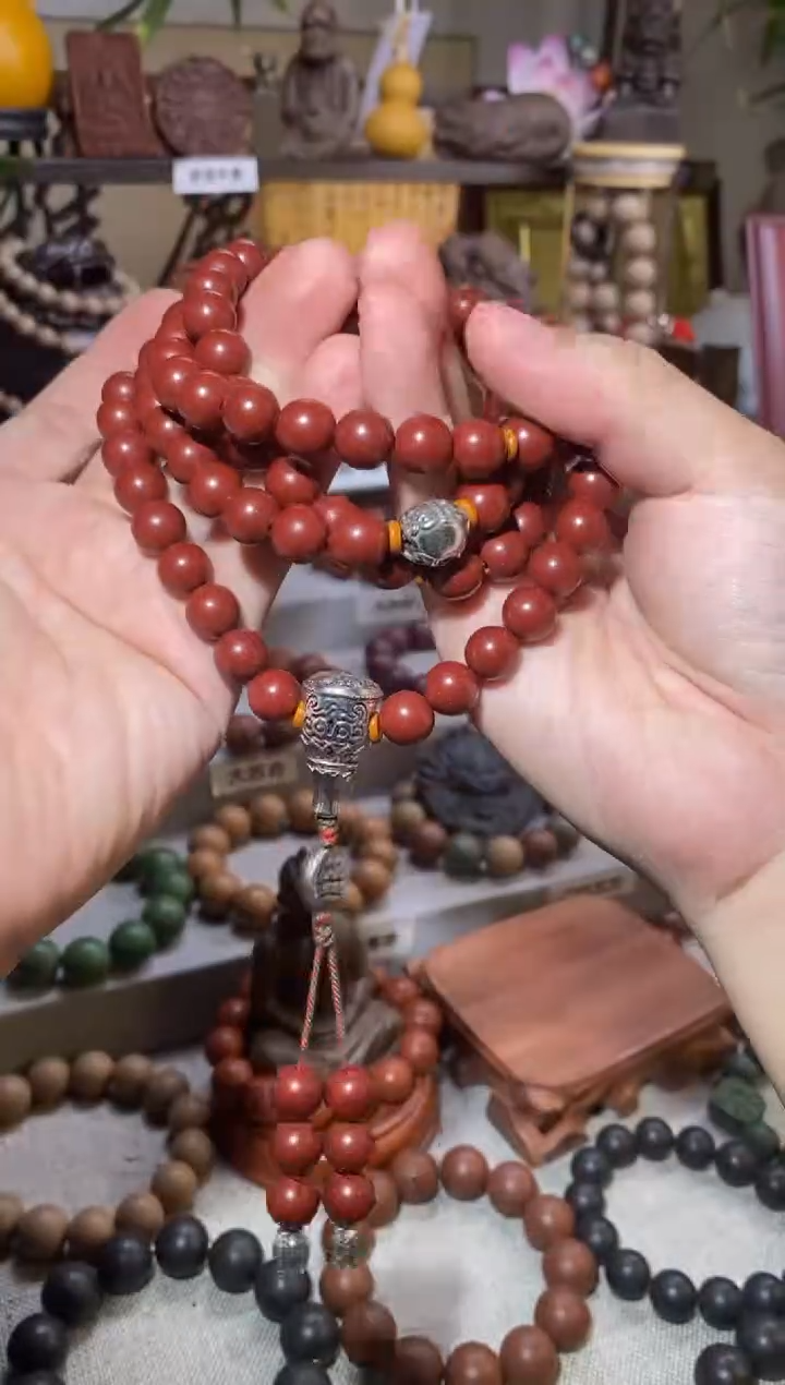 【闪购商品】泥塑栀子盈袖香方108脖挂