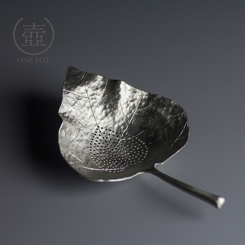 纯锡树叶茶漏cxclsy