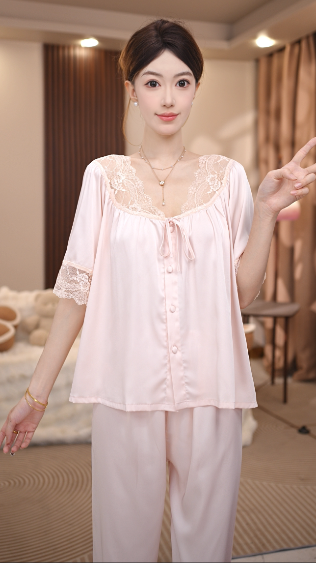 【甜心】夏季新款甜美减龄少女时尚小众套装家居服