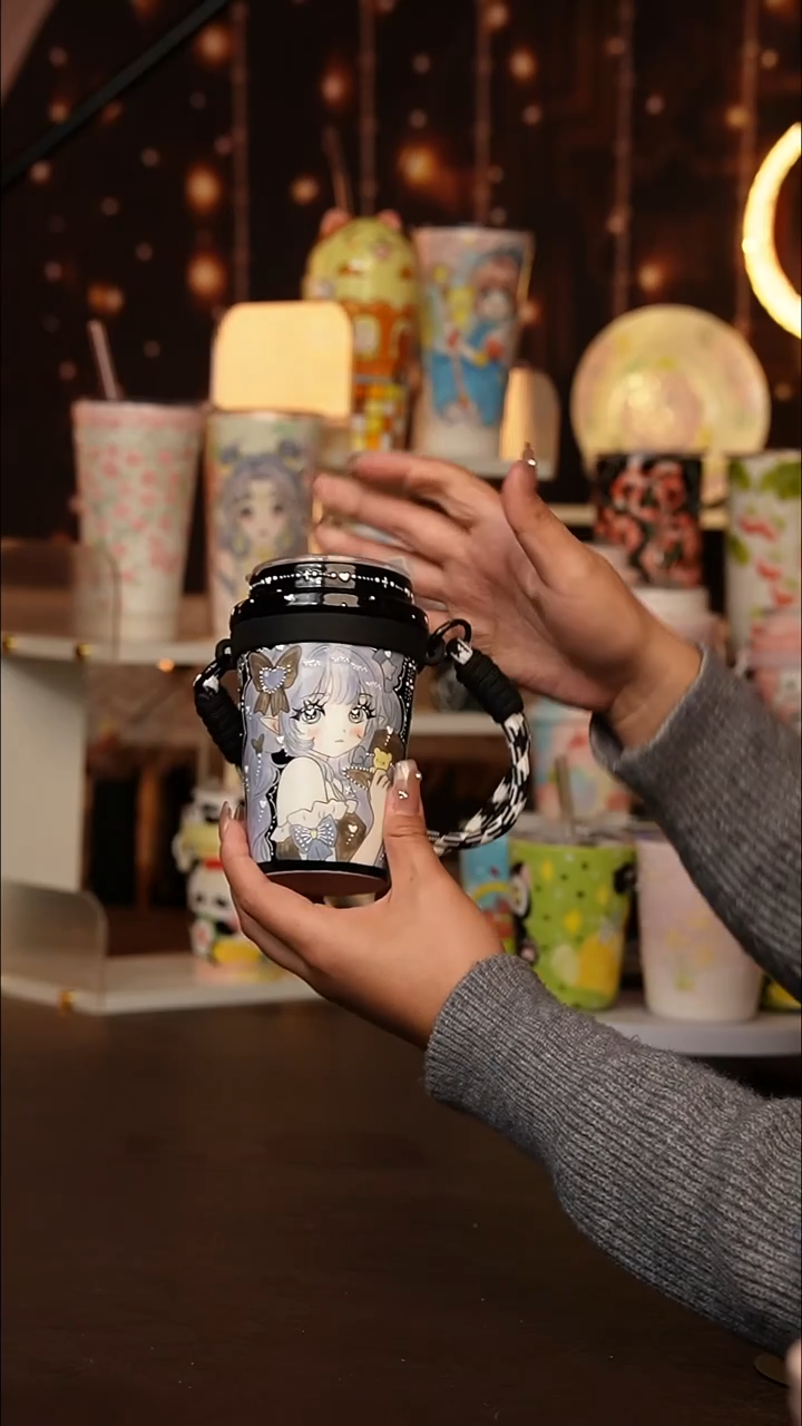 (玉泥）景德镇手工手绘文创陶瓷杯