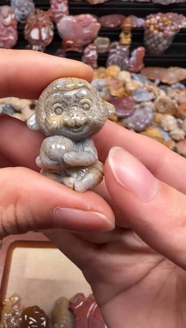 【闪购商品】硅化珊瑚（珊瑚玉）颈饰未镶嵌707