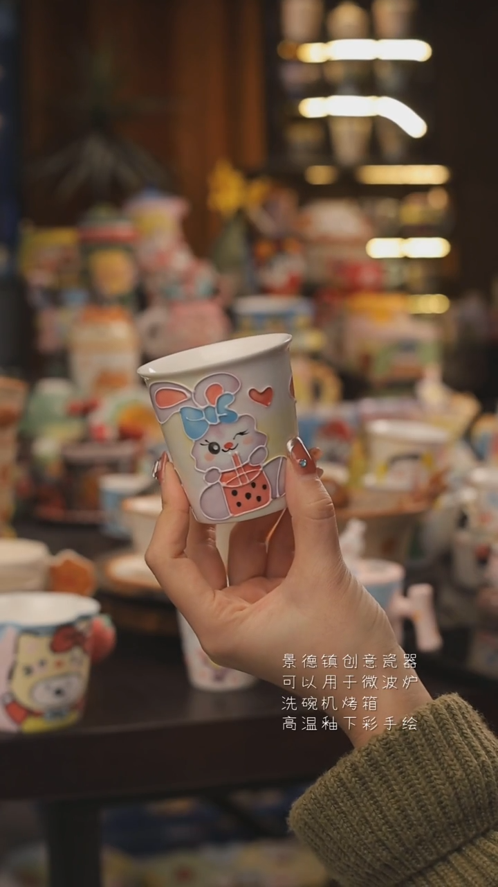 景德镇釉下彩绘设计师款式陶瓷