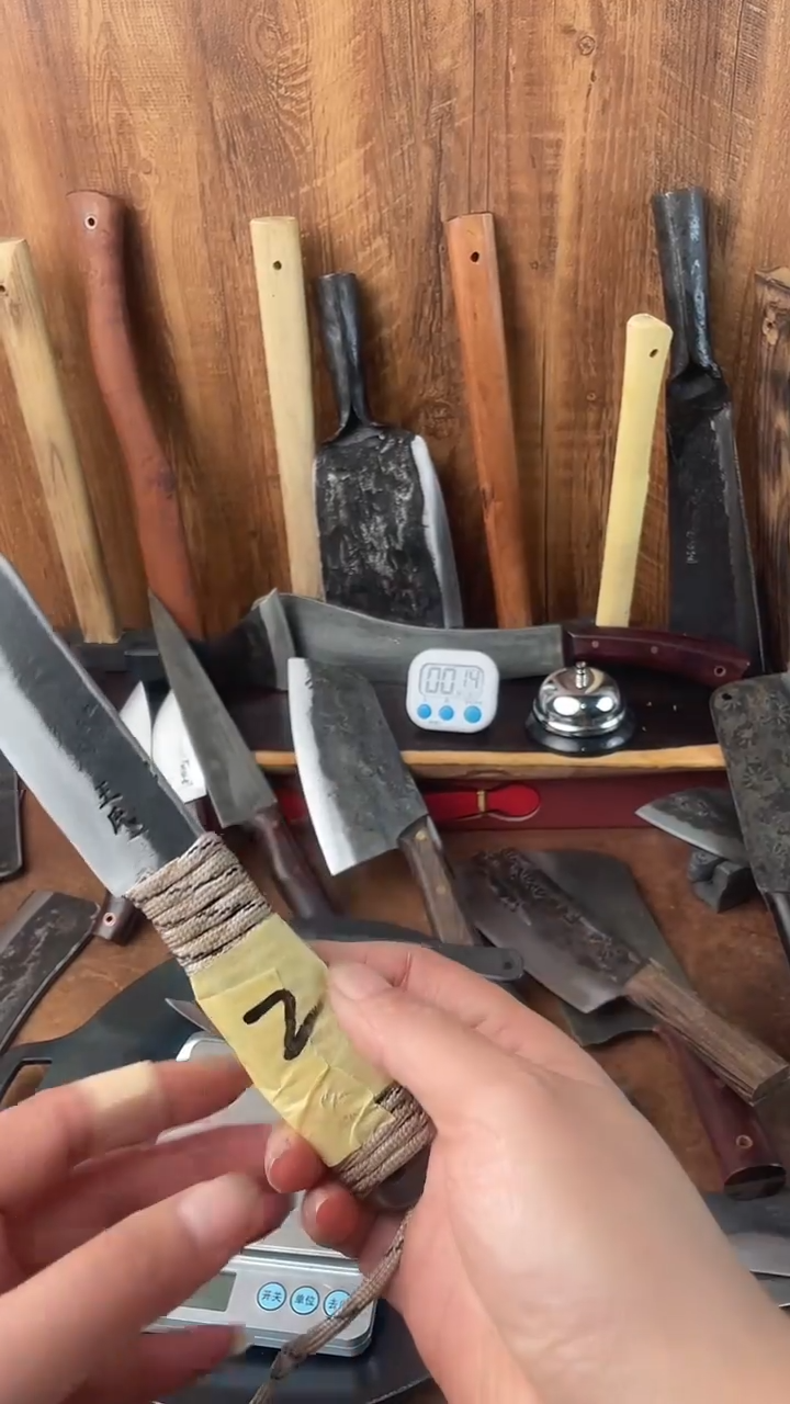 高碳锰钢王氏铁匠手工锻打