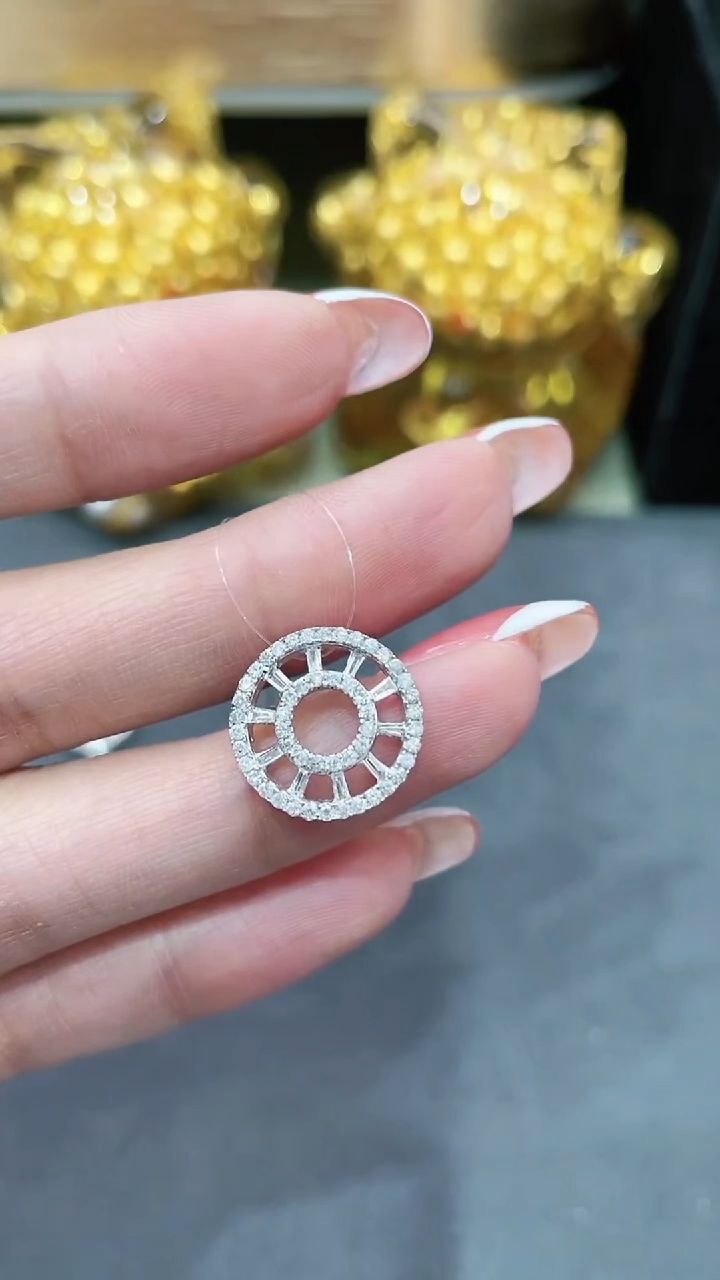 吊坠18K金镶嵌钻石2134124