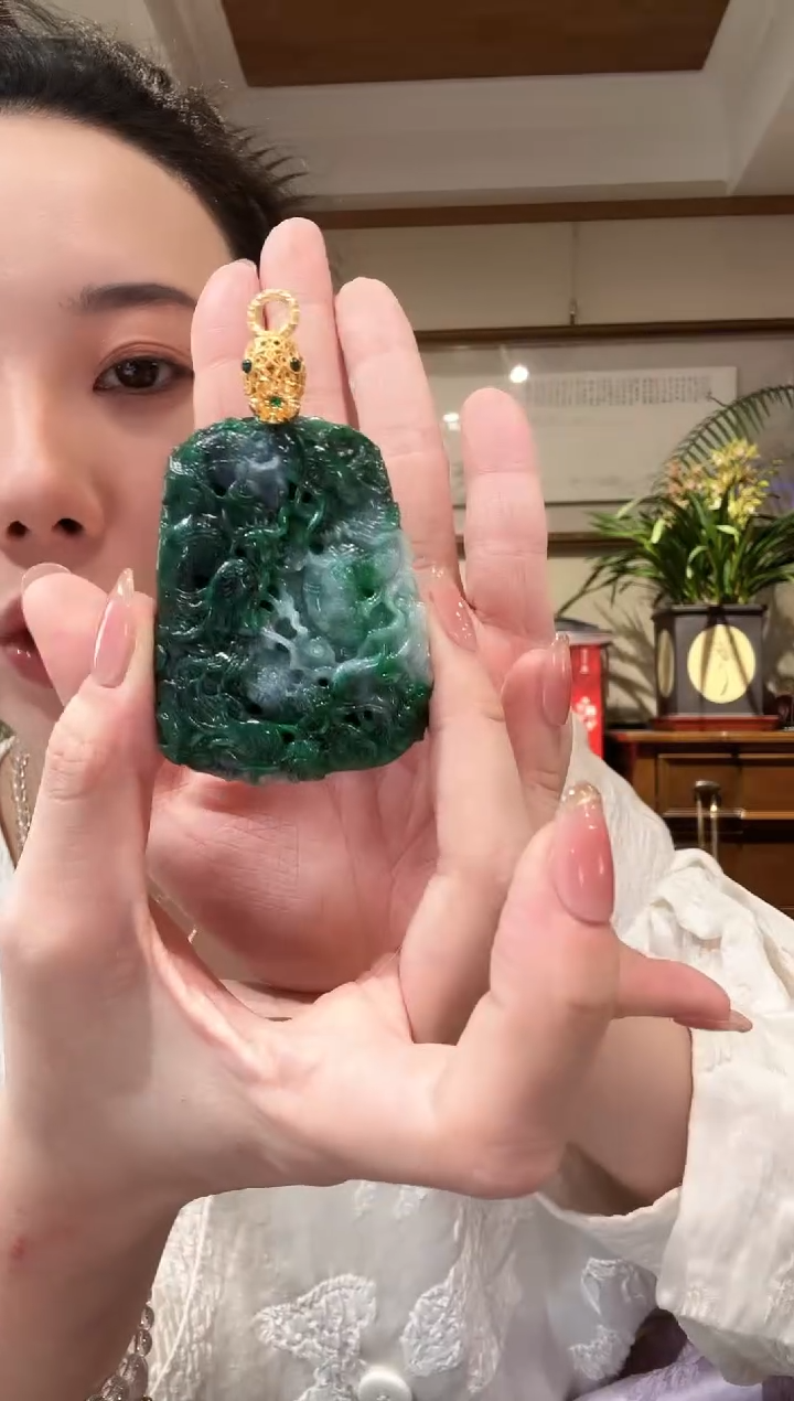 【闪购商品】翡翠颈饰未镶嵌国风