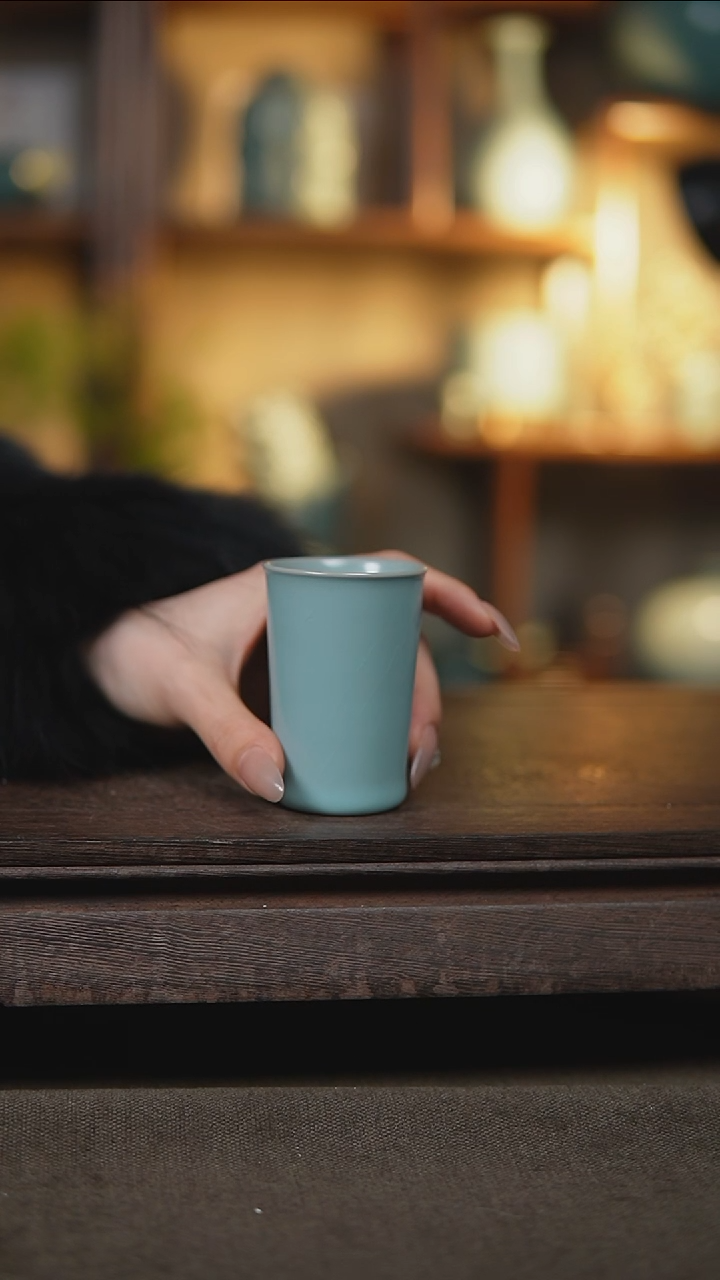 【闪购商品】杯仿古宋臻釉闻香杯瑕