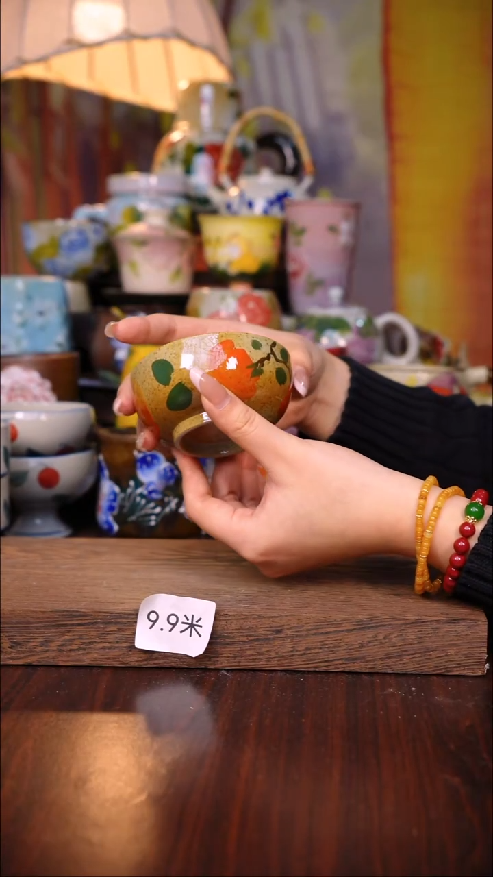 杯子陶泥垚手作 景德镇手工手绘陶瓷器物