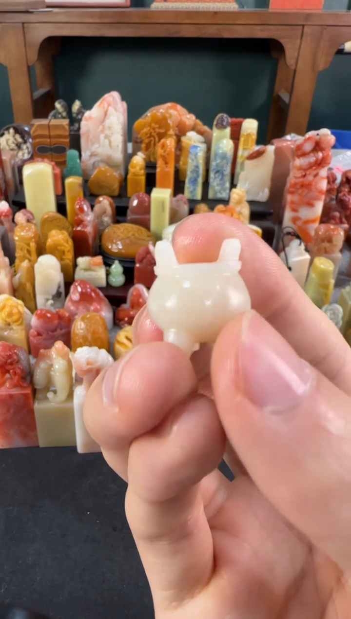 【闪购商品】青田石印石编号编号7505