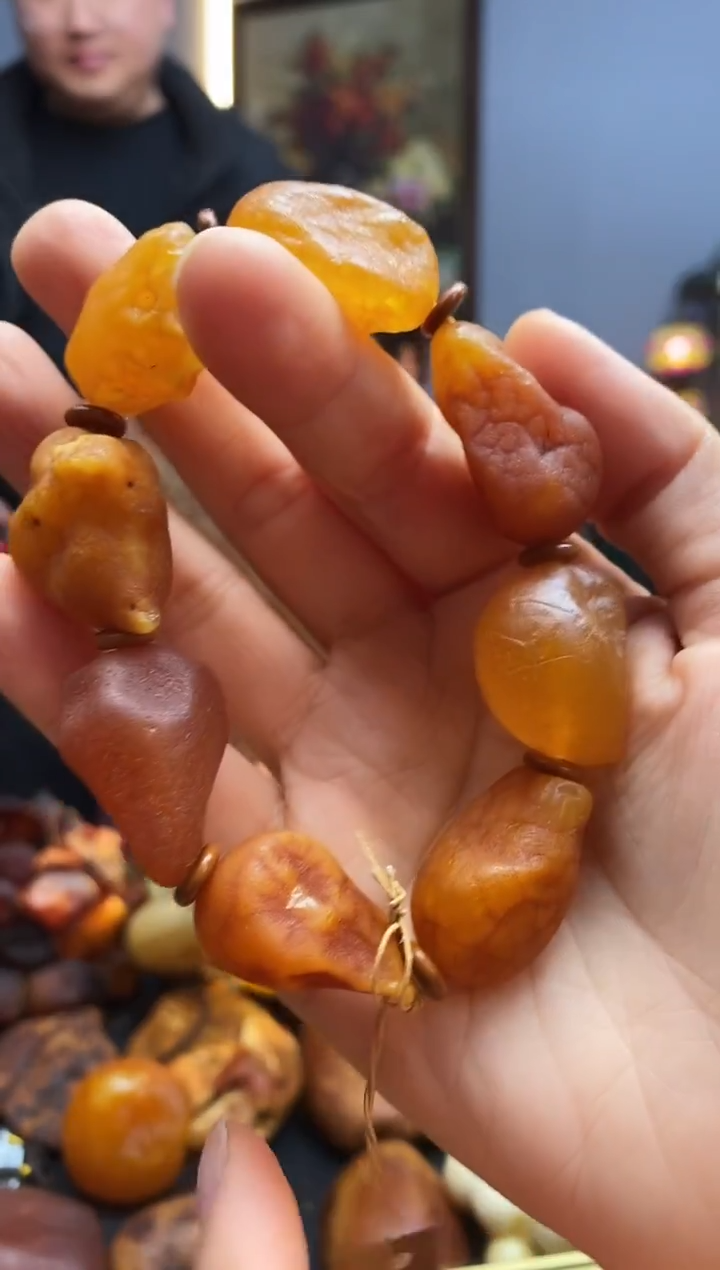 手链琥珀未镶嵌手串