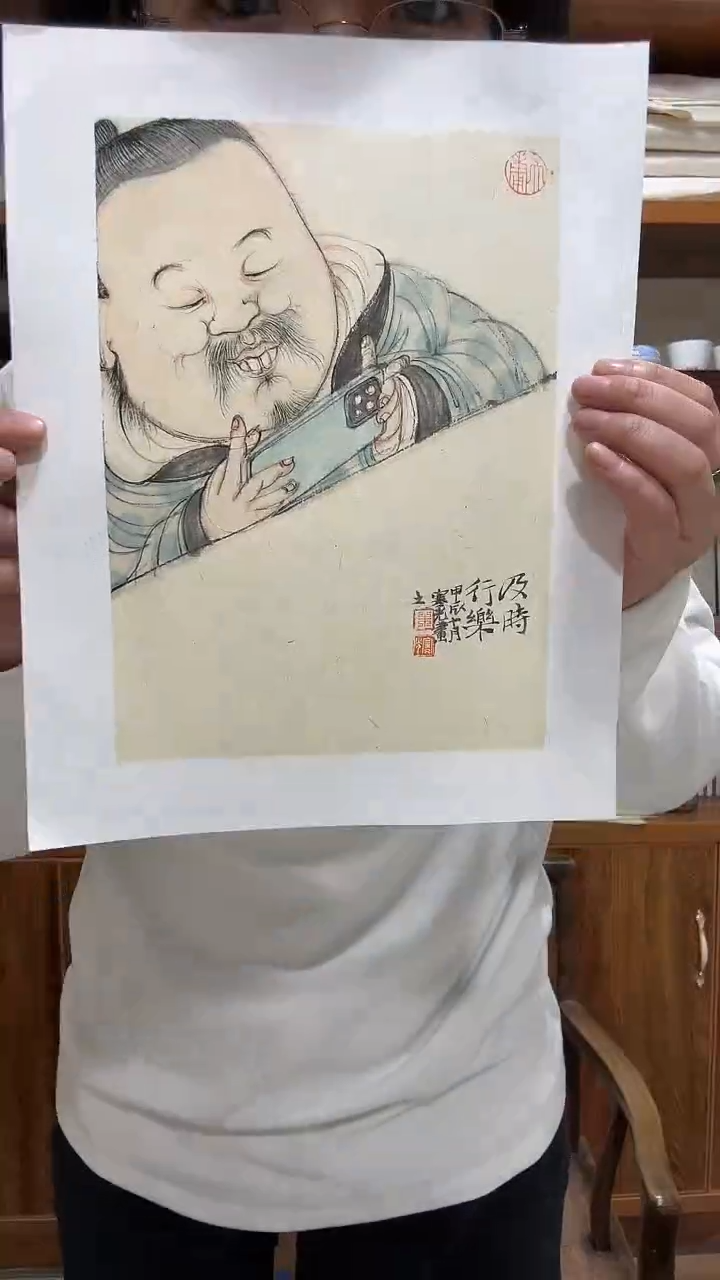 【闪购商品】拓片用纸其他朱寒光老师国画作品