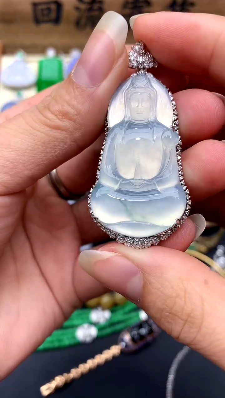 【闪购商品】翡翠颈饰18K金镶嵌368-中国好珍宝