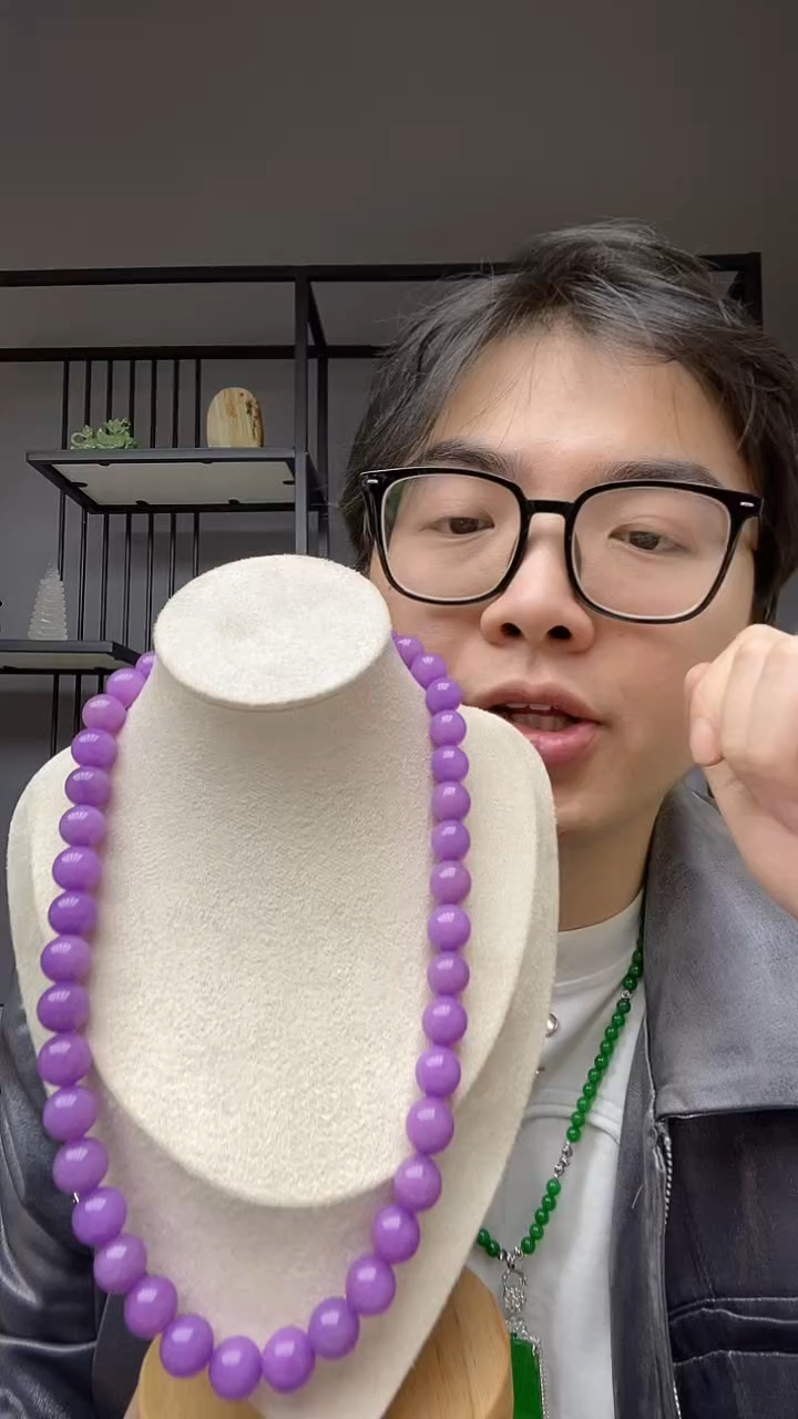 【闪购商品】翡翠颈饰合金毛衣链