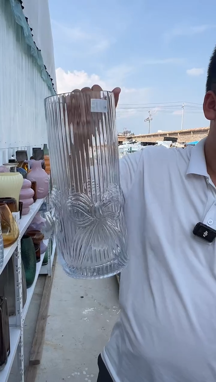  玻璃花瓶用于客厅桌面插花装饰大