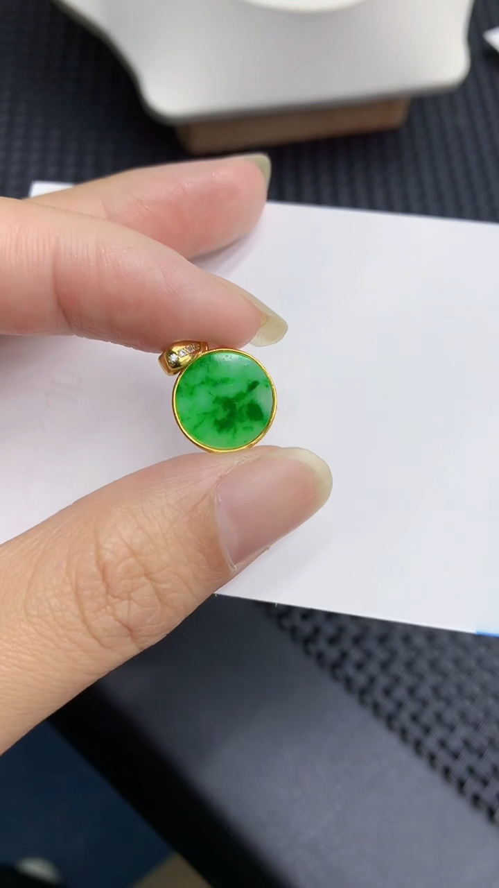 【闪购商品】翡翠颈饰银S925镶嵌            8