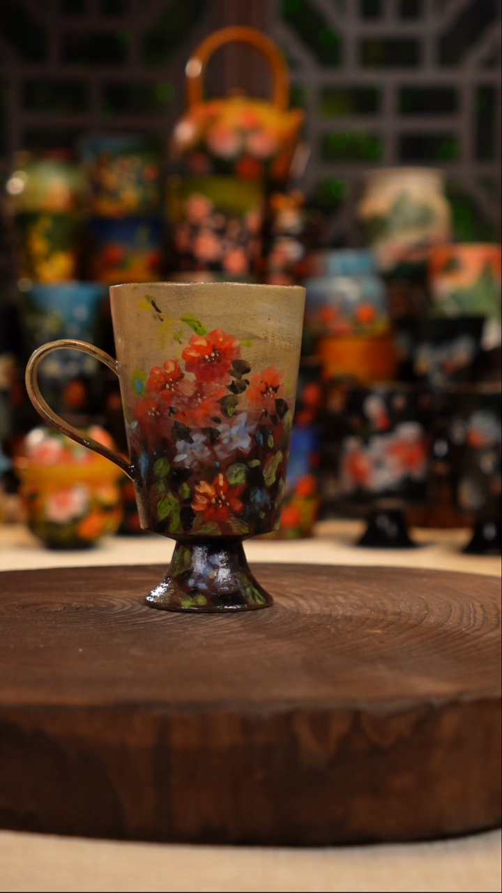 油画   釉下彩   杯子