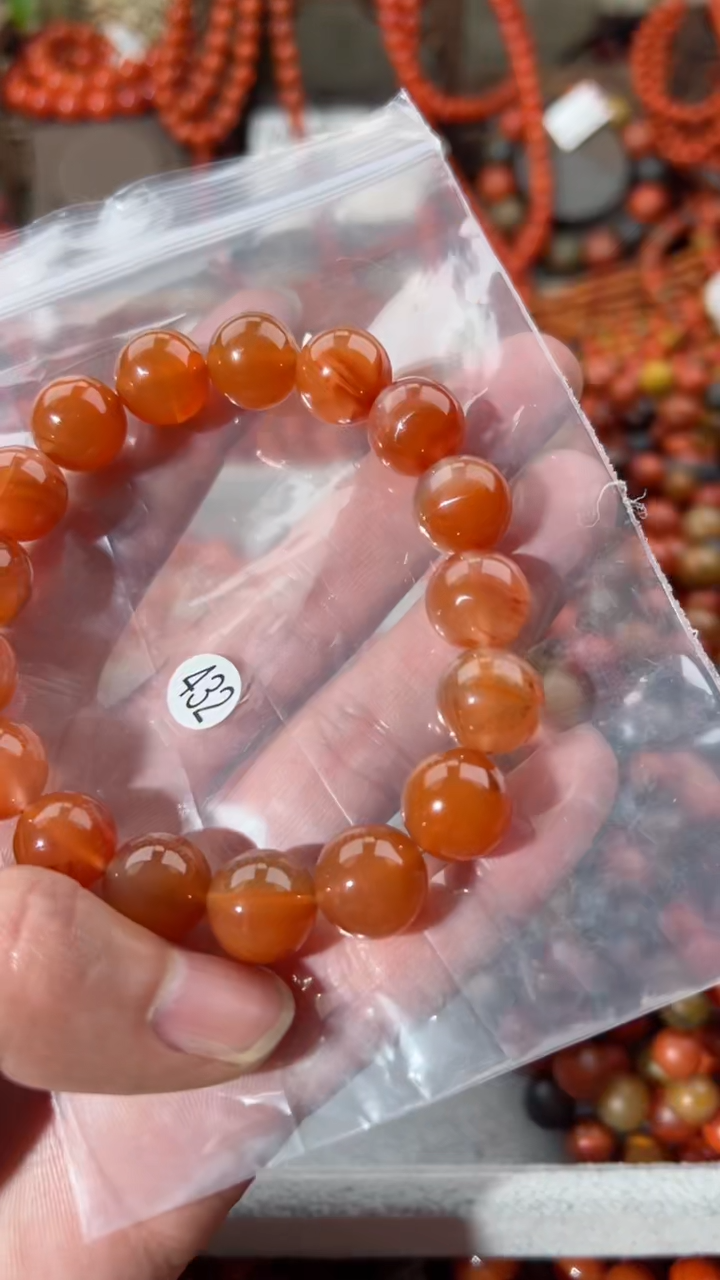 【闪购商品】南红玛瑙手串未镶嵌12+