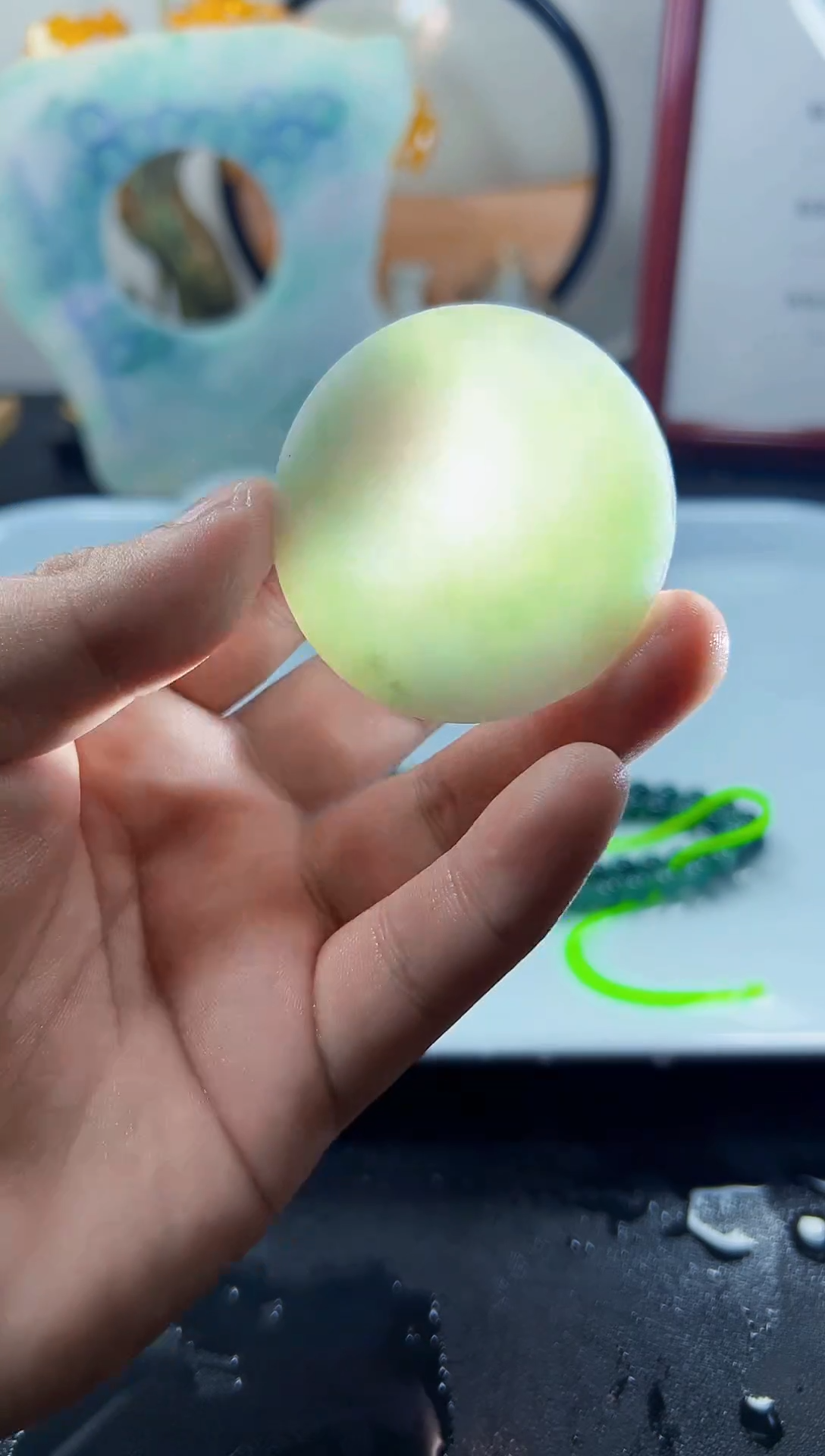 颈饰未镶嵌翡翠天然缅甸A货翡翠