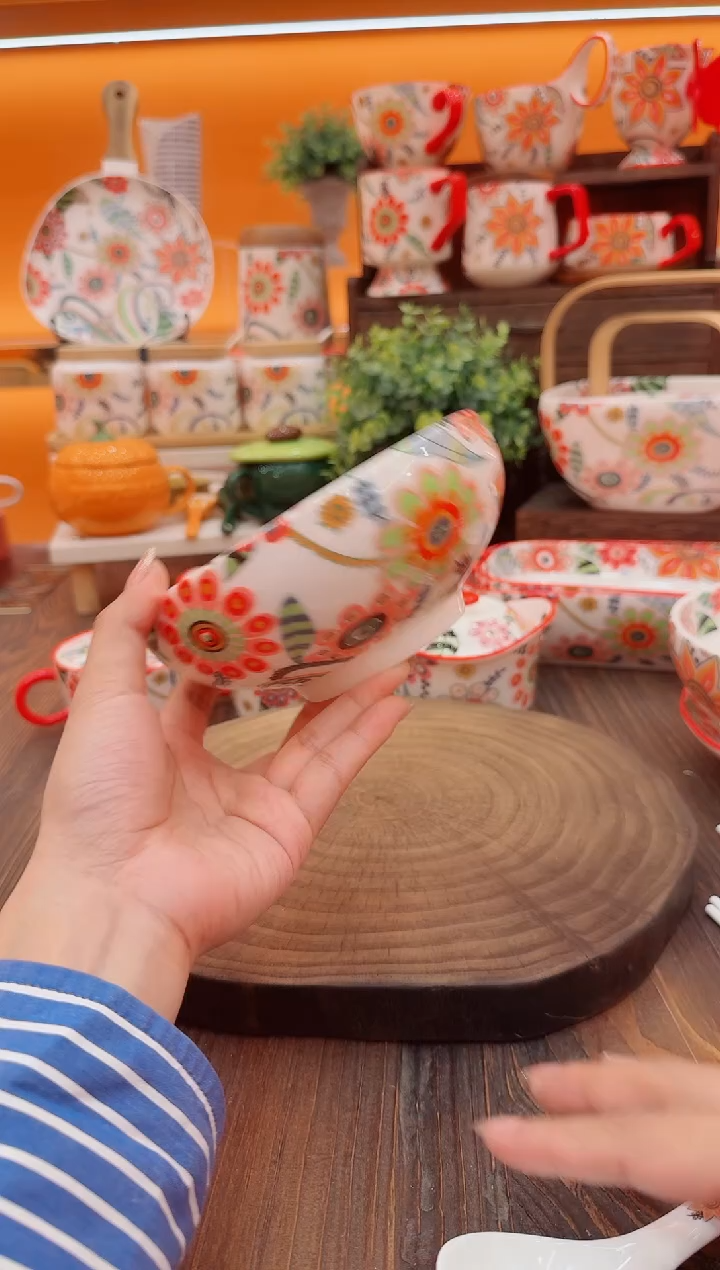 罐景德镇陶瓷餐具碗碟盘子