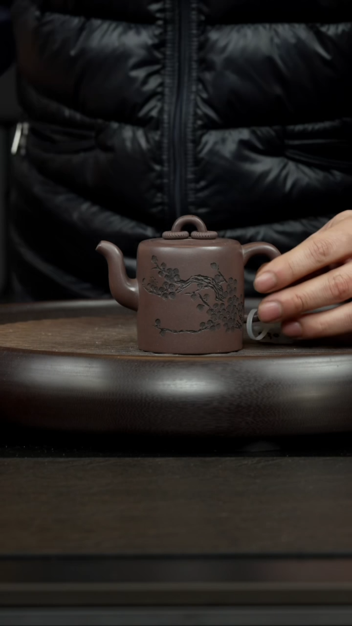 【闪购商品】紫砂茶杯 孤品紫砂壶 双圈刻绘