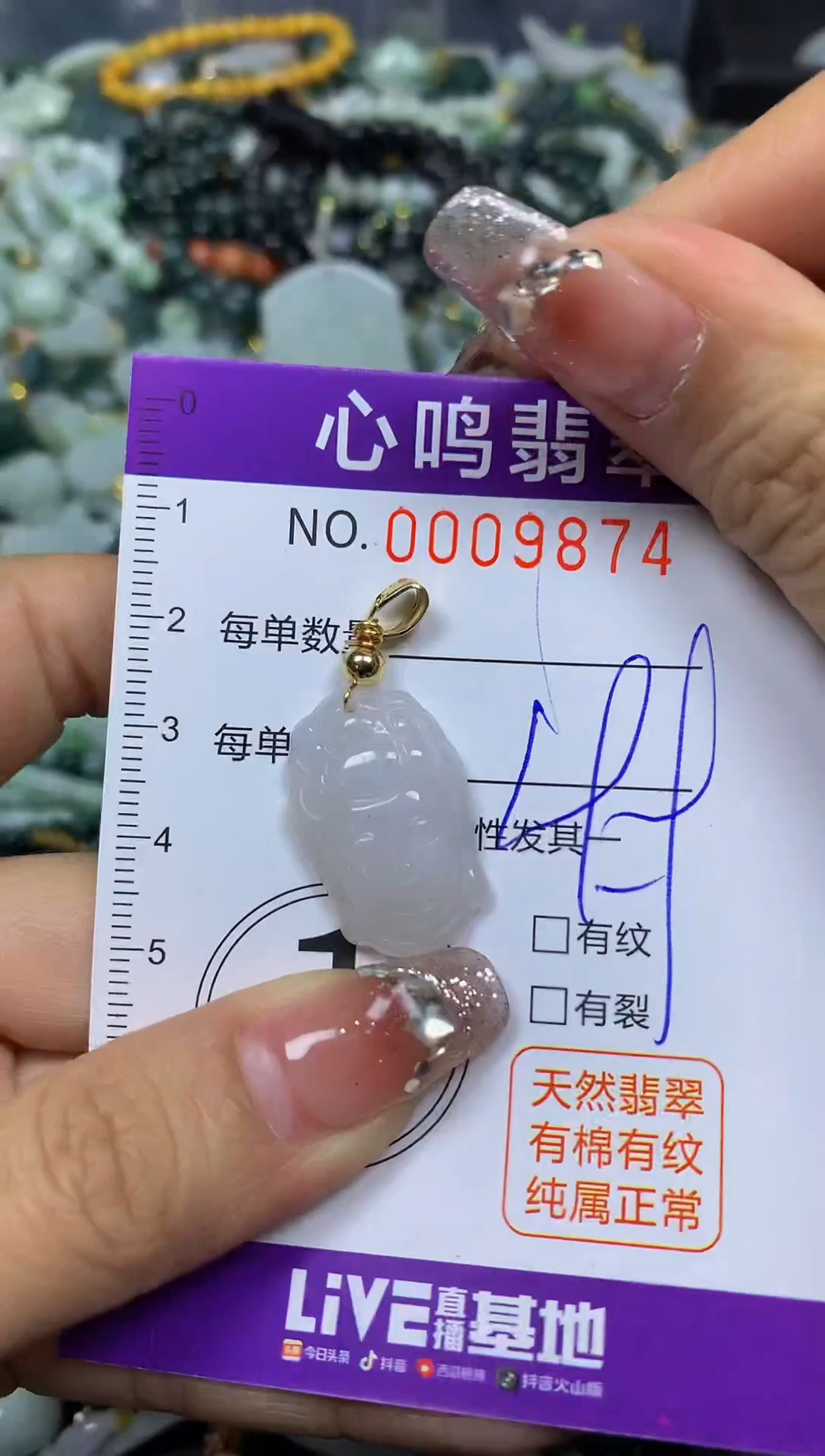 【闪购商品】翡翠颈饰未镶嵌闪购009874