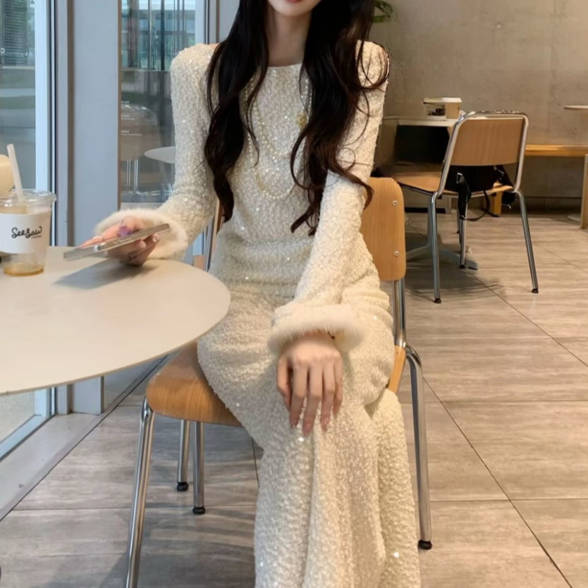 【星河垂坠】小香风套装冬季2025新款套装网感高腰