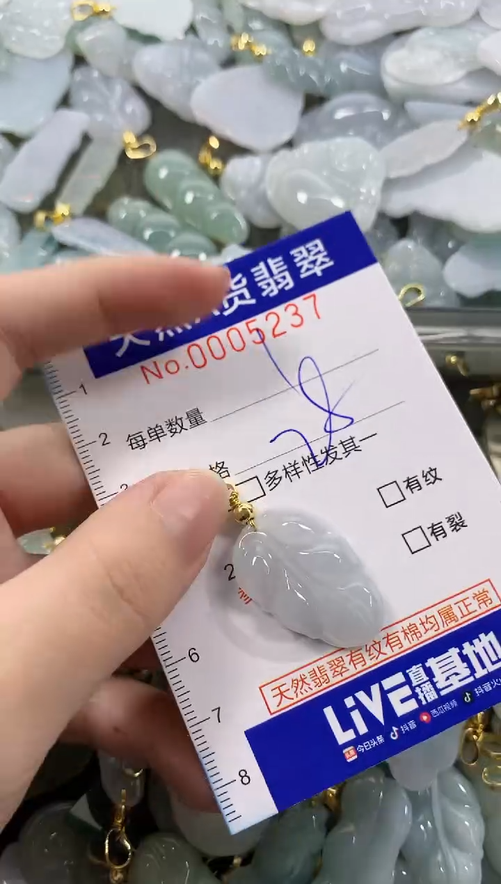 颈饰未镶嵌翡翠天然A货翡翠
