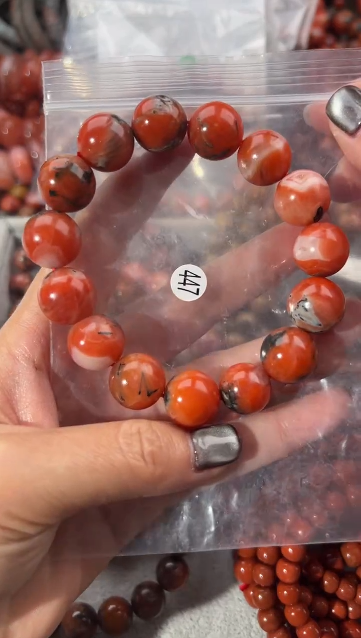 未镶嵌手串南红玛瑙14+