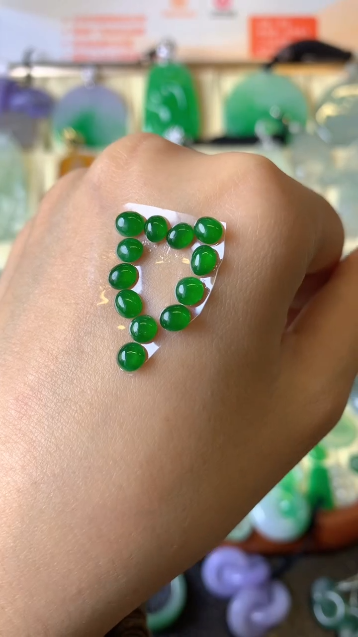 【闪购商品】定制翡翠未镶嵌1裸玉（客户意向镶嵌）