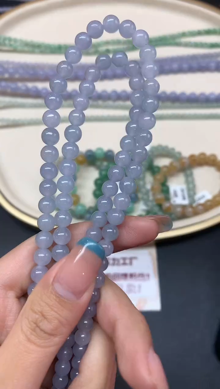 【闪购商品】翡翠项链未镶嵌珠链A192|6800