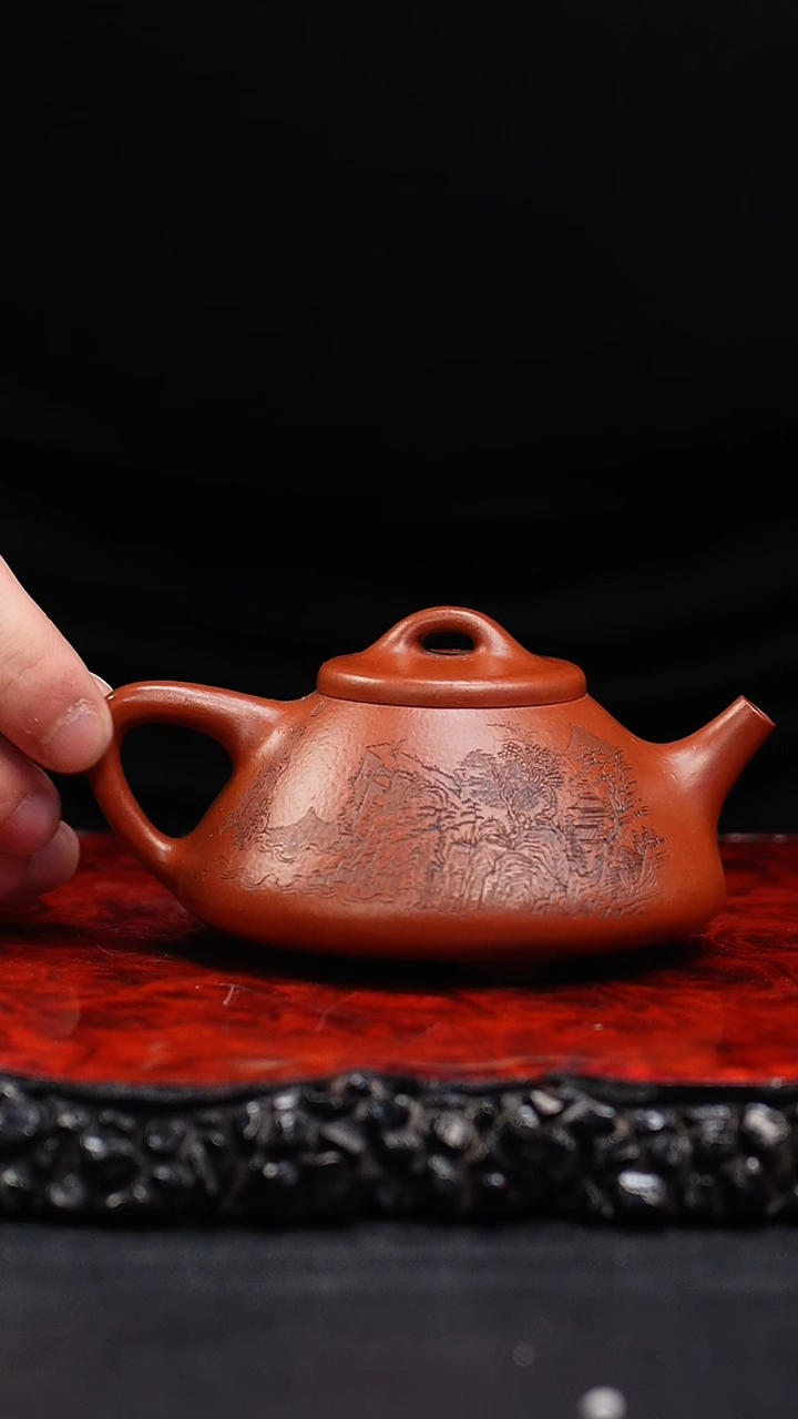 【闪购商品】紫砂茶壶97cc 子冶石瓢,MRZ,大红袍