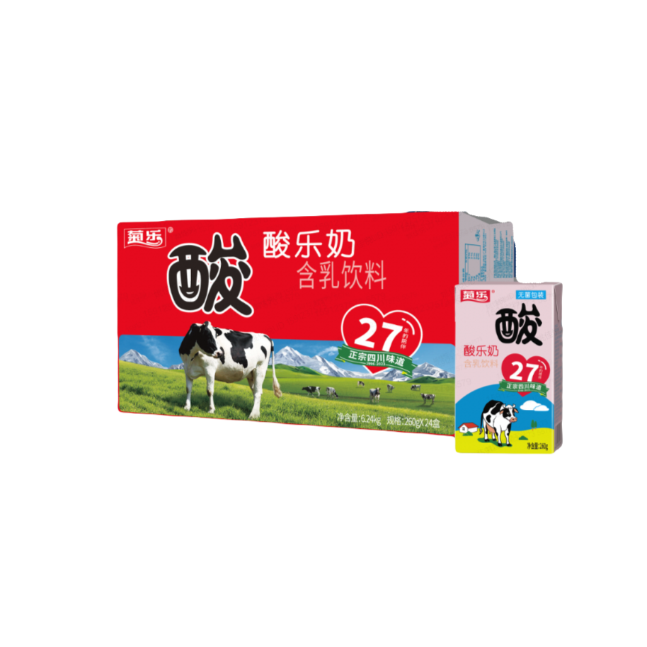菊乐酸乐奶含乳饮料6240g
