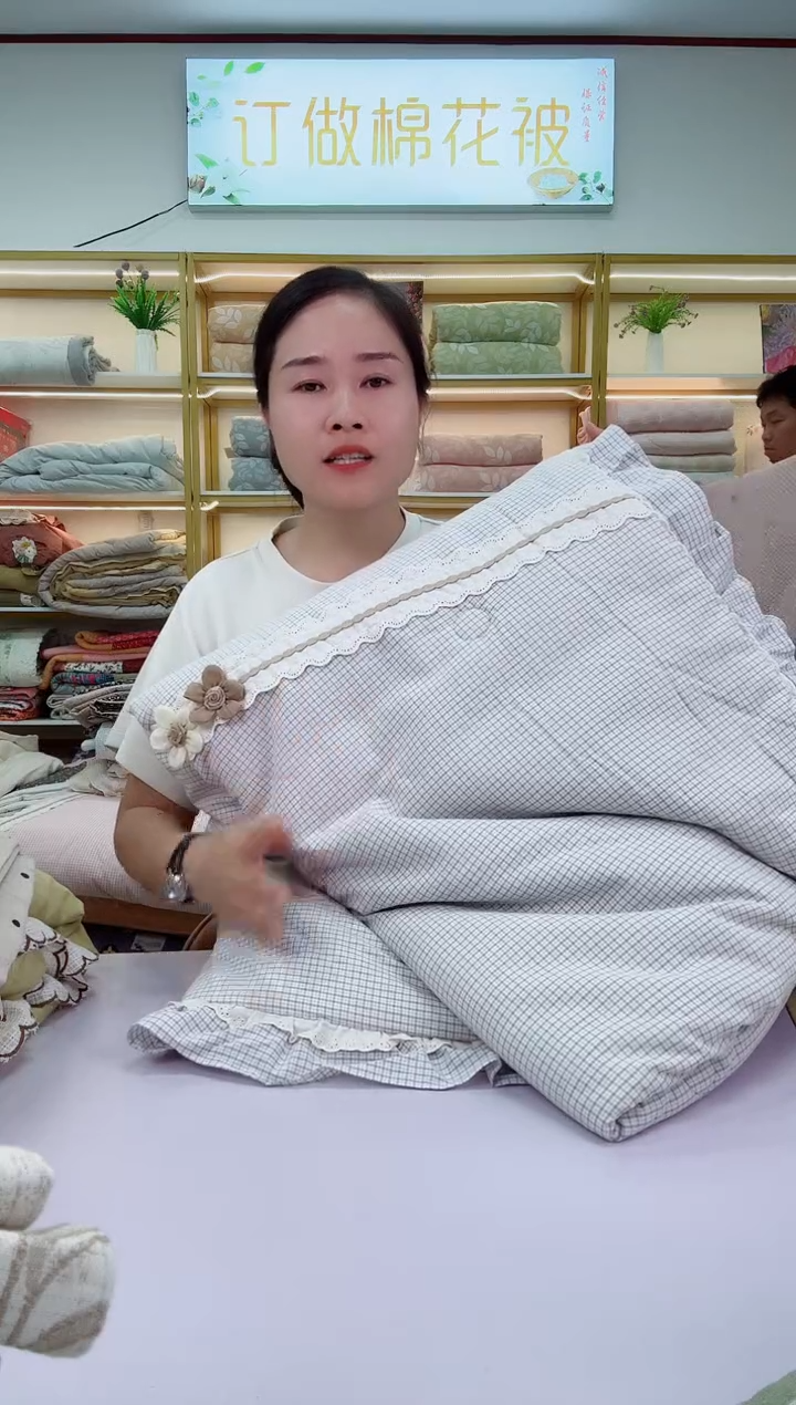 品牌贴布绣被子 双人