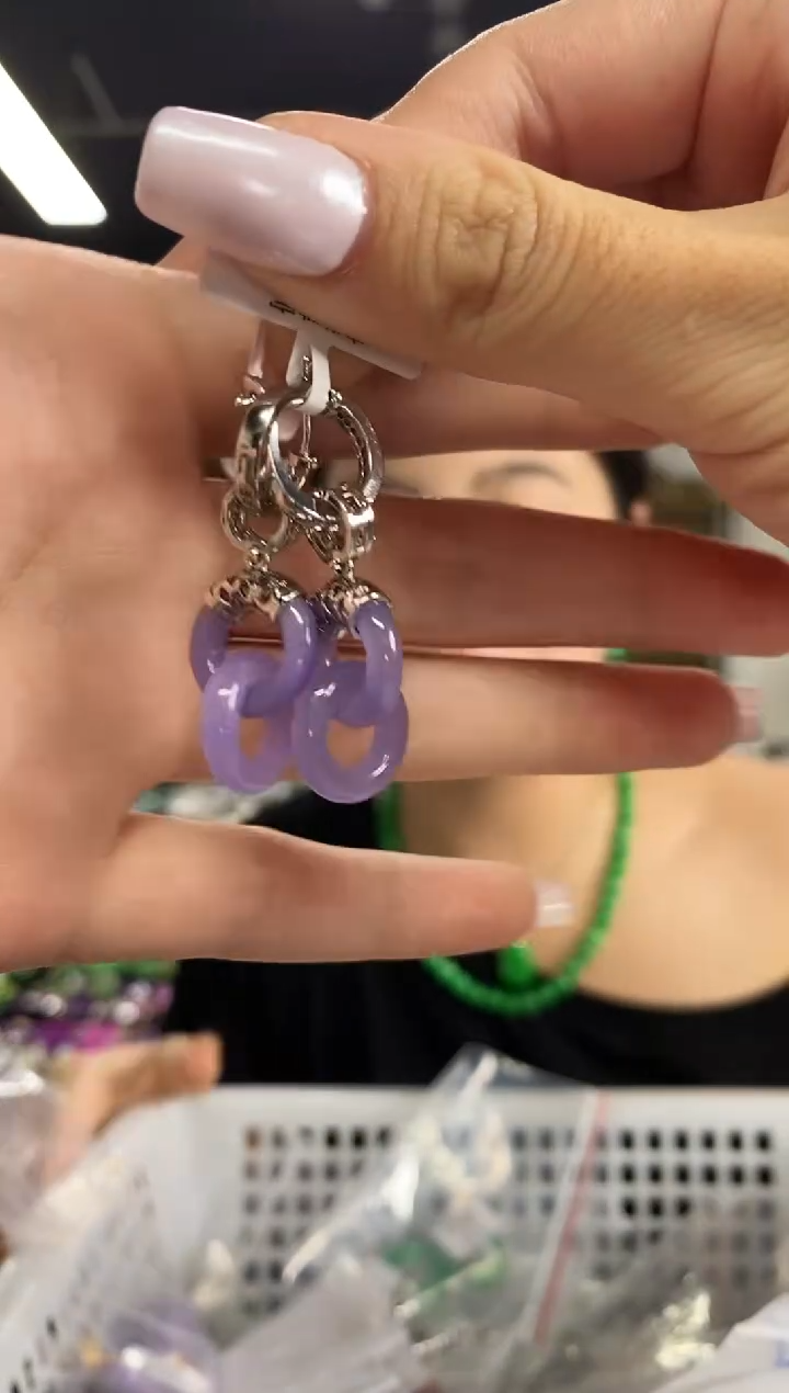 翡翠未镶嵌耳饰闪购链接 多样性发其一颜色微差